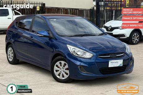 Blue 2016 Hyundai Accent Hatchback Active
