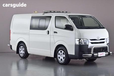 White 2018 Toyota HiAce Van Lwb Crew