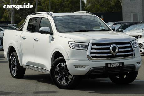 White 2022 GWM UTE Dual Cab Utility Cannon-X (4X4)