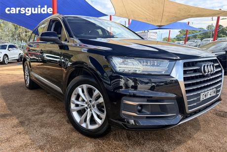 Black 2015 Audi Q7 Wagon 3.0 Tdi Quattro