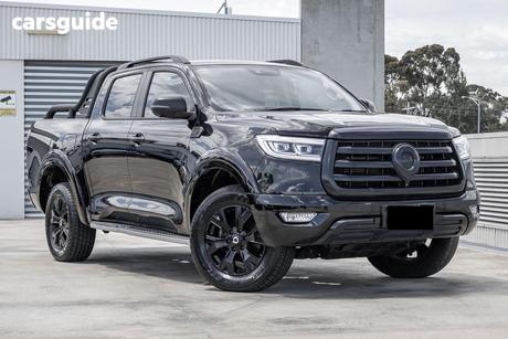 Black 2023 GWM UTE Dual Cab Utility Cannon Vanta (4X4)