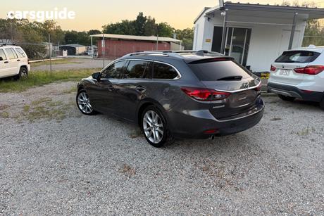 Grey 2014 Mazda 6 Wagon Gt