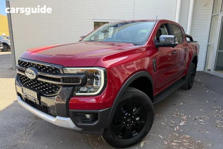 Red 2025 Ford Ranger Double Cab Pick Up Phev Sport (4X4)