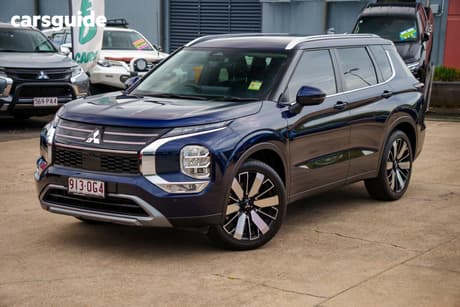 Blue 2025 Mitsubishi Outlander Wagon Aspire 7 Seat (2Wd)