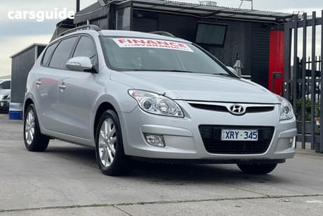 Grey 2010 Hyundai I30 Wagon Cw Slx 1.6 Crdi