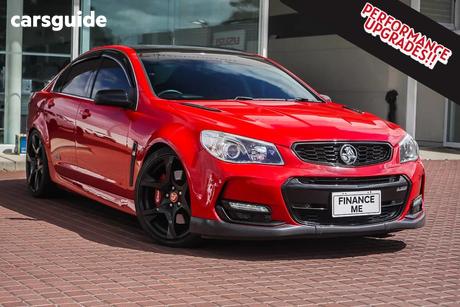 Red 2016 Holden Commodore Sedan Ss-V Redline