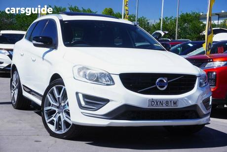 White 2016 Volvo XC60 Wagon D5 R-Design