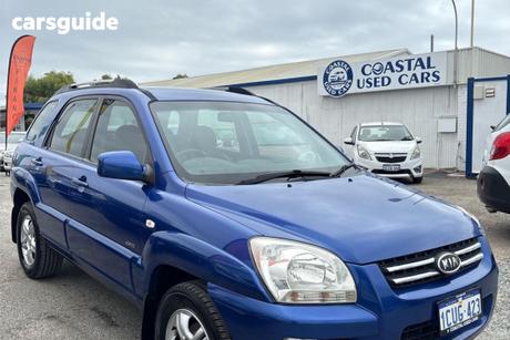 Blue 2007 Kia SPORTG SUV SPORTAGE DIESEL