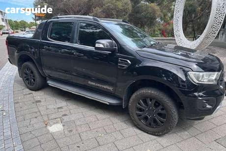 Black 2020 Ford Ranger Double Cab Pick Up Wildtrak 2.0 (4X4)