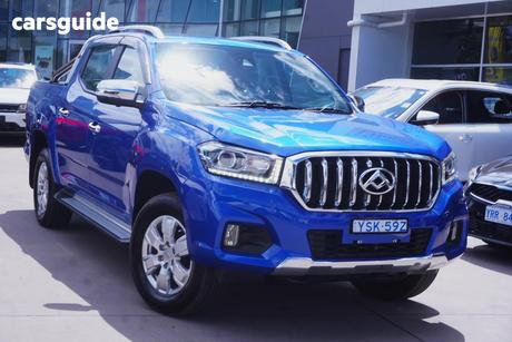 Blue 2021 LDV T60 Double Cab Utility Mega Tub (4X4)