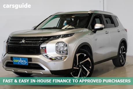 Silver 2023 Mitsubishi Outlander Wagon Phev Aspire 5 Seat (Awd)