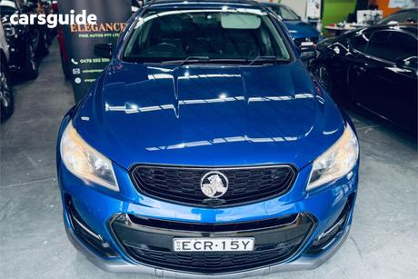 Blue 2016 Holden Commodore Sportswagon Sv6 Black Pack