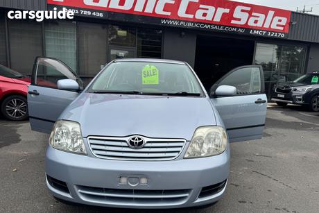 Blue 2006 Toyota Corolla Sedan Ascent