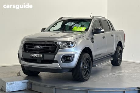 Silver 2021 Ford Ranger Double Cab Pick Up Wildtrak 2.0 (4X4)