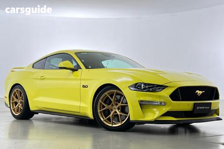 Yellow 2021 Ford Mustang Fastback Gt 5.0 V8