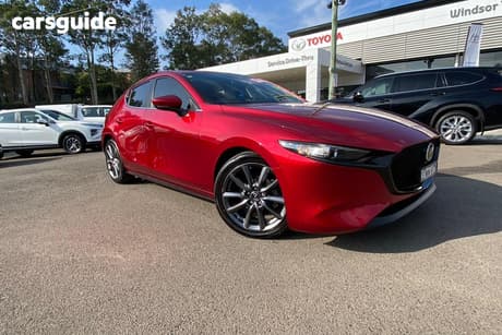 Red 2020 Mazda 3 Hatchback G20 Evolve