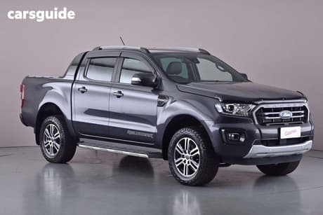 Grey 2020 Ford Ranger Double Cab Pick Up Wildtrak 2.0 (4X4)