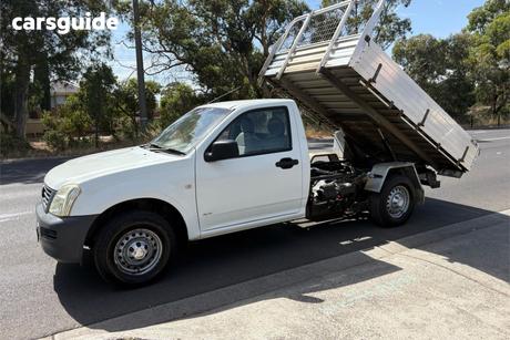 White 2004 Holden Rodeo Cab Chassis Dx