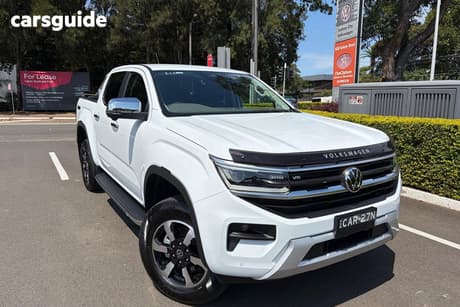 White 2025 Volkswagen Amarok Dual Cab Utility Style Tdi600 4Motion