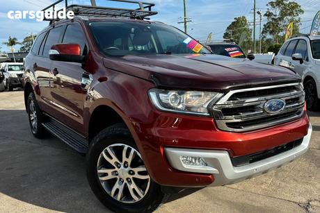 Orange 2016 Ford Everest Wagon Trend