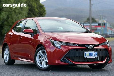 Red 2019 Toyota Corolla Hatchback Ascent Sport