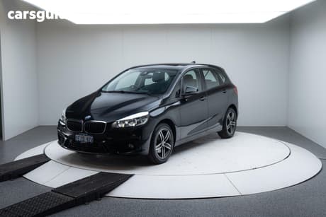 Black 2015 BMW 218D Wagon Active Tourer Sport Line