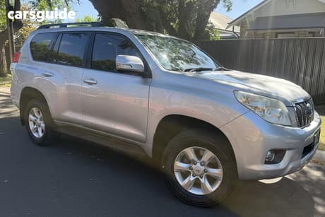 Silver 2011 Toyota Landcruiser Prado Wagon Gxl (4X4)