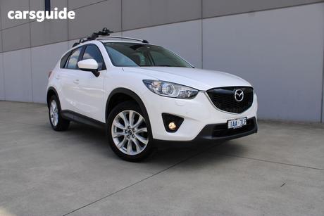 White 2013 Mazda CX-5 Wagon Grand Tourer (4X4)