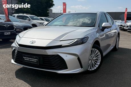 Silver 2025 Toyota Camry Sedan Ascent Hybrid
