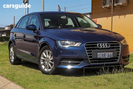 Blue 2015 Audi A3 Hatchback Sportback 1.4 Tfsi Attraction