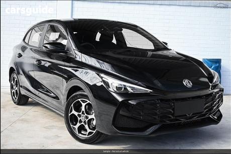 Black 2025 MG MG3 Hatchback Excite