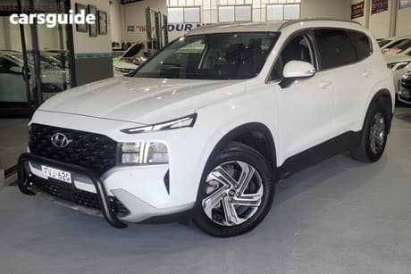 White 2020 Hyundai Santa FE Wagon Active Crdi (Awd)