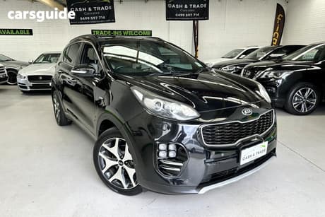 Black 2017 Kia Sportage Wagon Gt-Line (Awd)