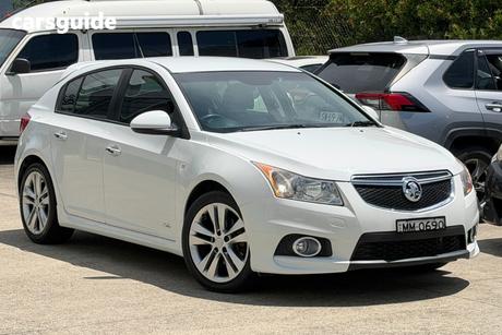 White 2014 Holden Cruze Hatchback Sri Z-Series