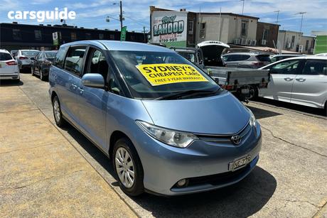 Blue 2008 Toyota Tarago Wagon Gli