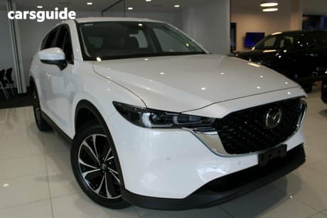 White 2025 Mazda CX-5 Wagon G25 Touring (Fwd)
