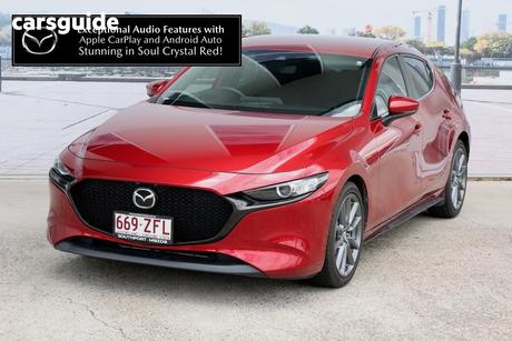 Red 2019 Mazda 3 Hatchback G20 Evolve