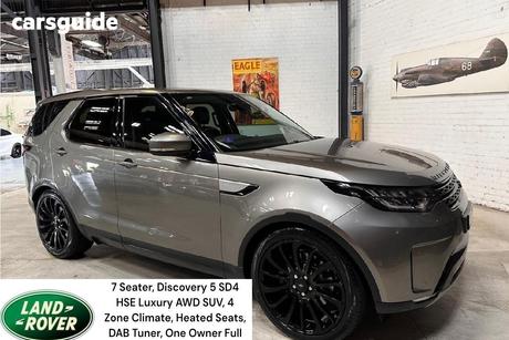 Grey 2017 Land Rover Discovery Wagon Sd4 Hse Luxury