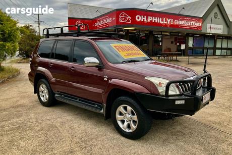 Red 2008 Toyota Landcruiser Prado Wagon Gxl (4X4)