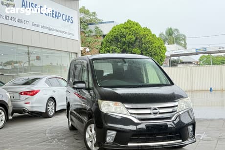 Black 2013 Nissan Serena Wagon Highway Star G (Hybrid)