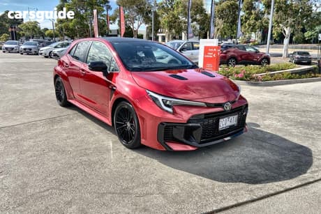 Red 2025 Toyota GR Corolla Hatchback Gts