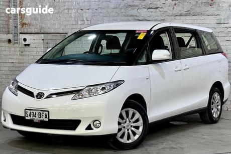 White 2014 Toyota Tarago Wagon Gli