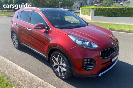Red 2016 Kia Sportage Wagon Platinum (Awd)