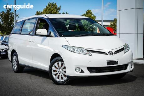 White 2017 Toyota Tarago Wagon Gli