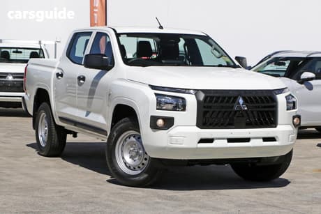 White 2024 Mitsubishi Triton Double Cab Pick Up Glx (4X2)