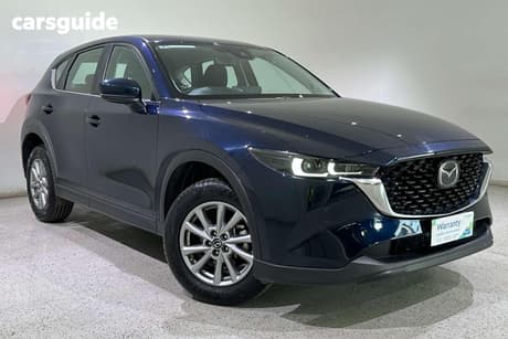 Blue 2024 Mazda CX-5 Wagon G25 Maxx Sport (Fwd)