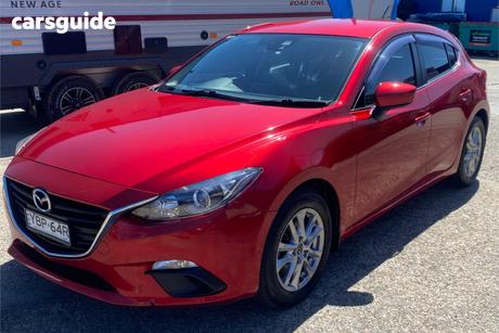Red 2014 Mazda 3 Hatchback Touring