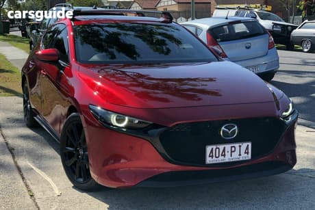 Red 2022 Mazda 3 Hatchback G25 Astina