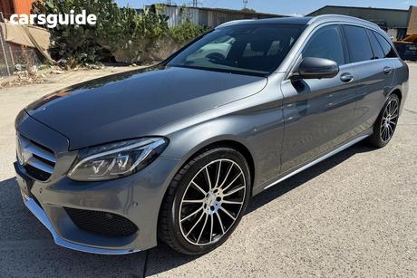 Grey 2017 Mercedes-Benz C250 Wagon D