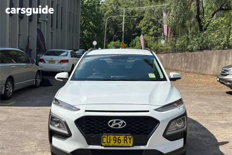 White 2019 Hyundai Kona Wagon Active (Fwd)